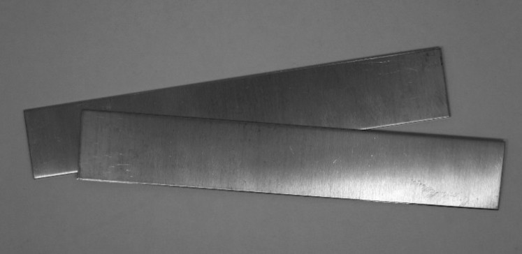 Nickel Silver Sheet / Bracelet Blanks 20ga 6" x 1" .81mm  Pkg Of 2