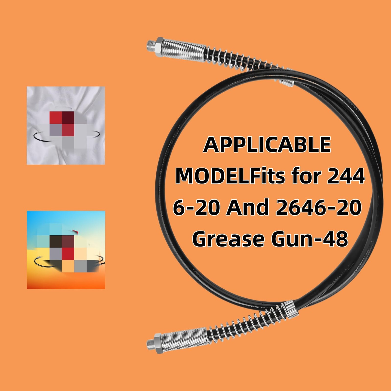 49-16-2647 Replacement 48 inches, Grease Gun Hose 48"