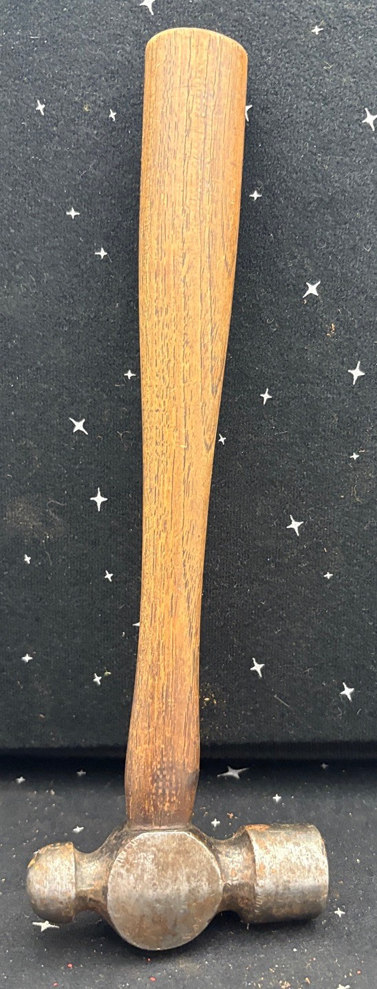 Vintage Ball-Peen Hammer W/Wood Handle 14oz.