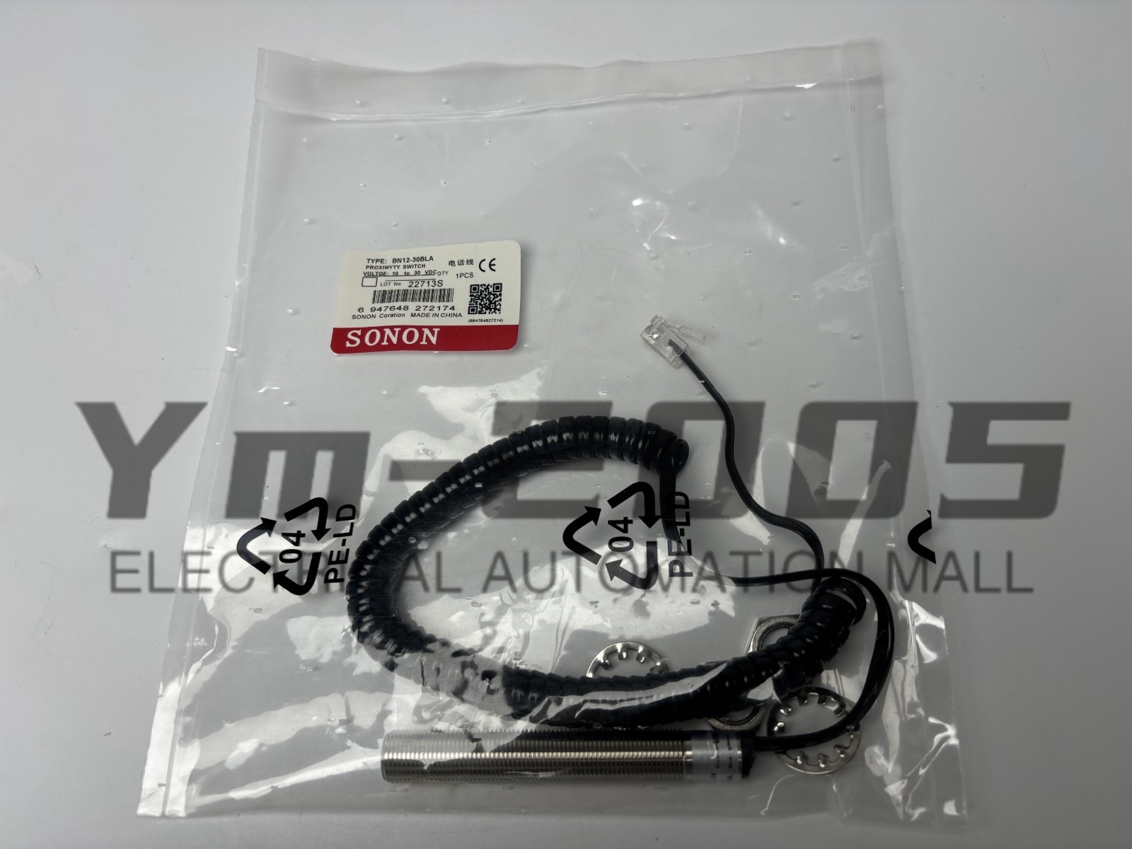 1 PC New SONON BN12-30BLA 10-30VDC 2m Proximity Switch