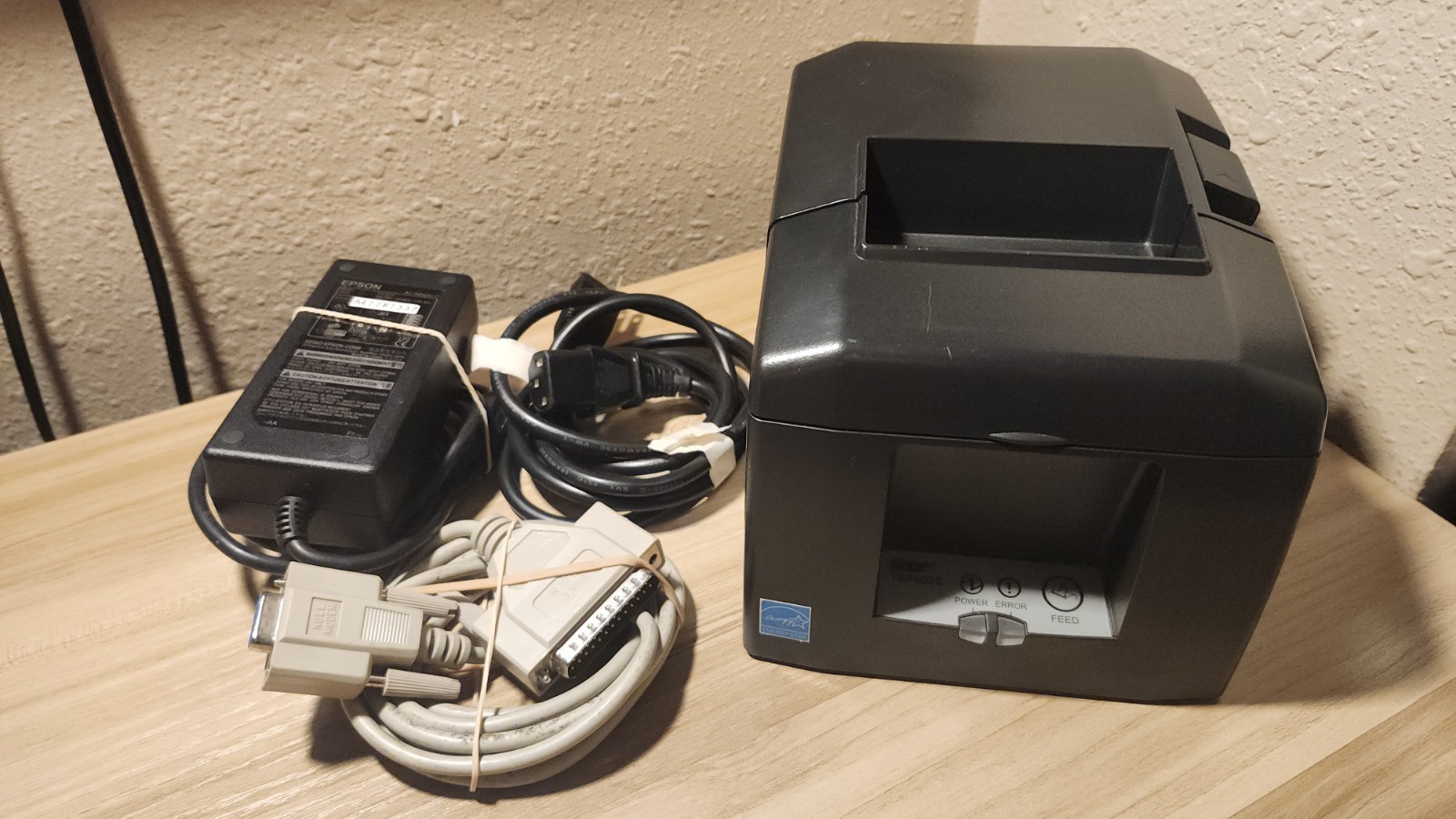 Star Micronics TSP650 II POS Receipt Printer W/ Null Modem Cable *not BT