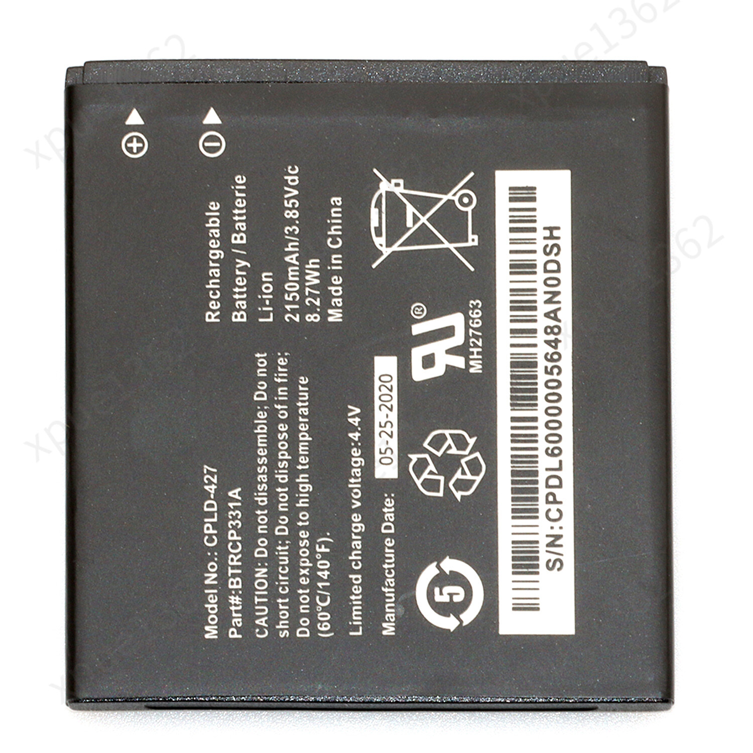Replacement Battery for Coolpad Surf By T-Mobile CP331A CPLD-427 2150mAh