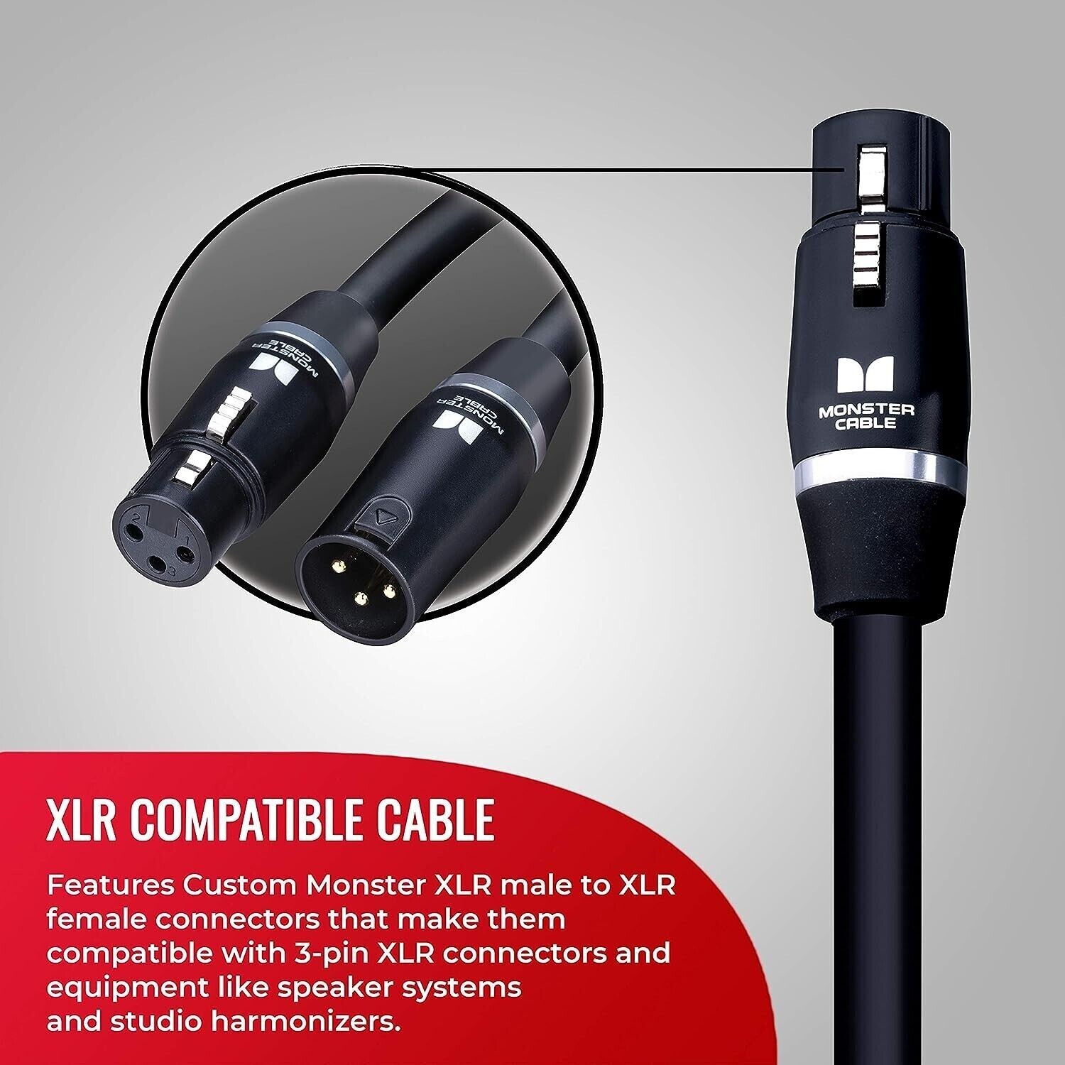 Monster 10 Ft. Prolink Studio Pro 2000 Microphone Cable