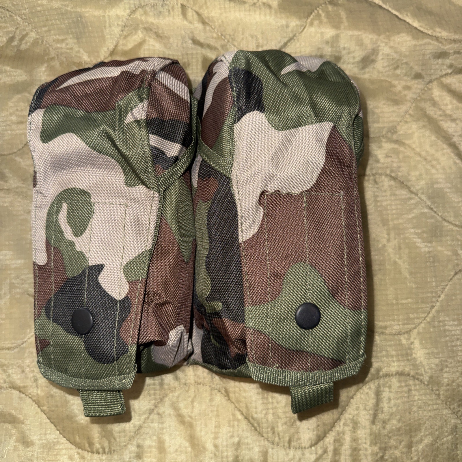 French Army Military CCE Double Mag Woodland Molle