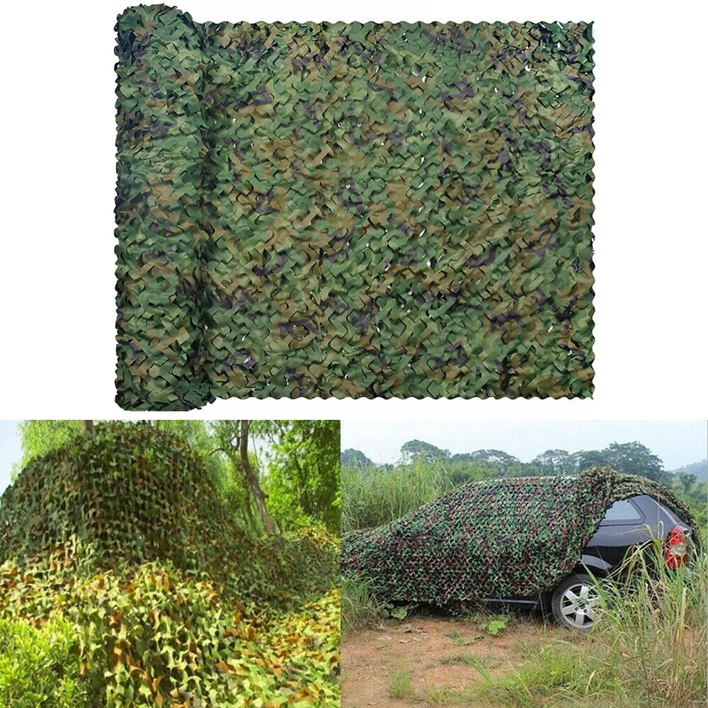 Hunting Camo Netting 13x20Ft, Military Grade Camouflage Sunshade Mesh Car Cover
