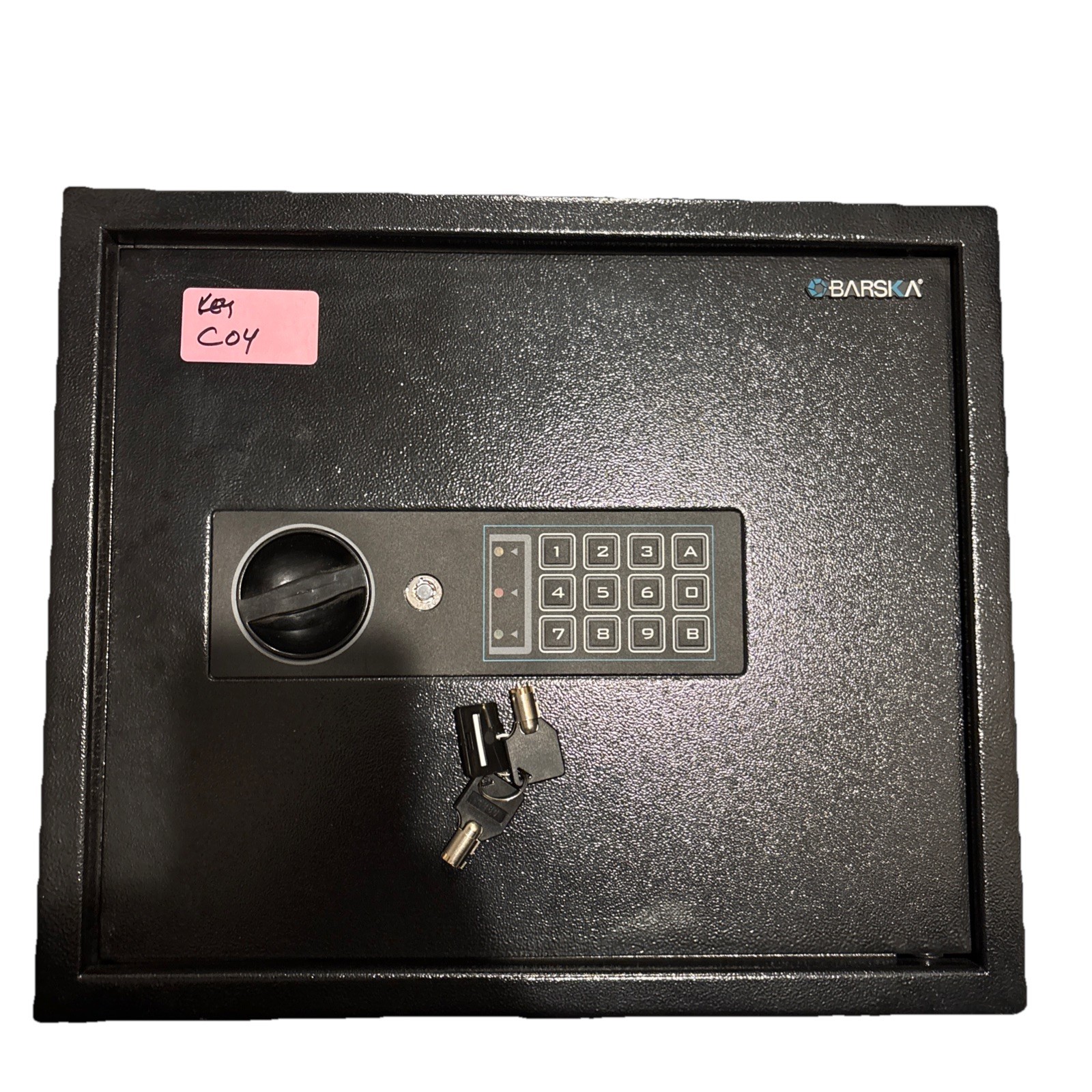 Barska 90 Key Cabinet Digital Keypad Wall Safe Black