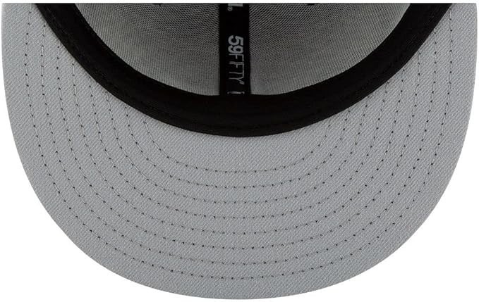 Genuine Los Angeles Dodgers New Era 59FIFTY Fitted Hat Gray White LA Logo Cap