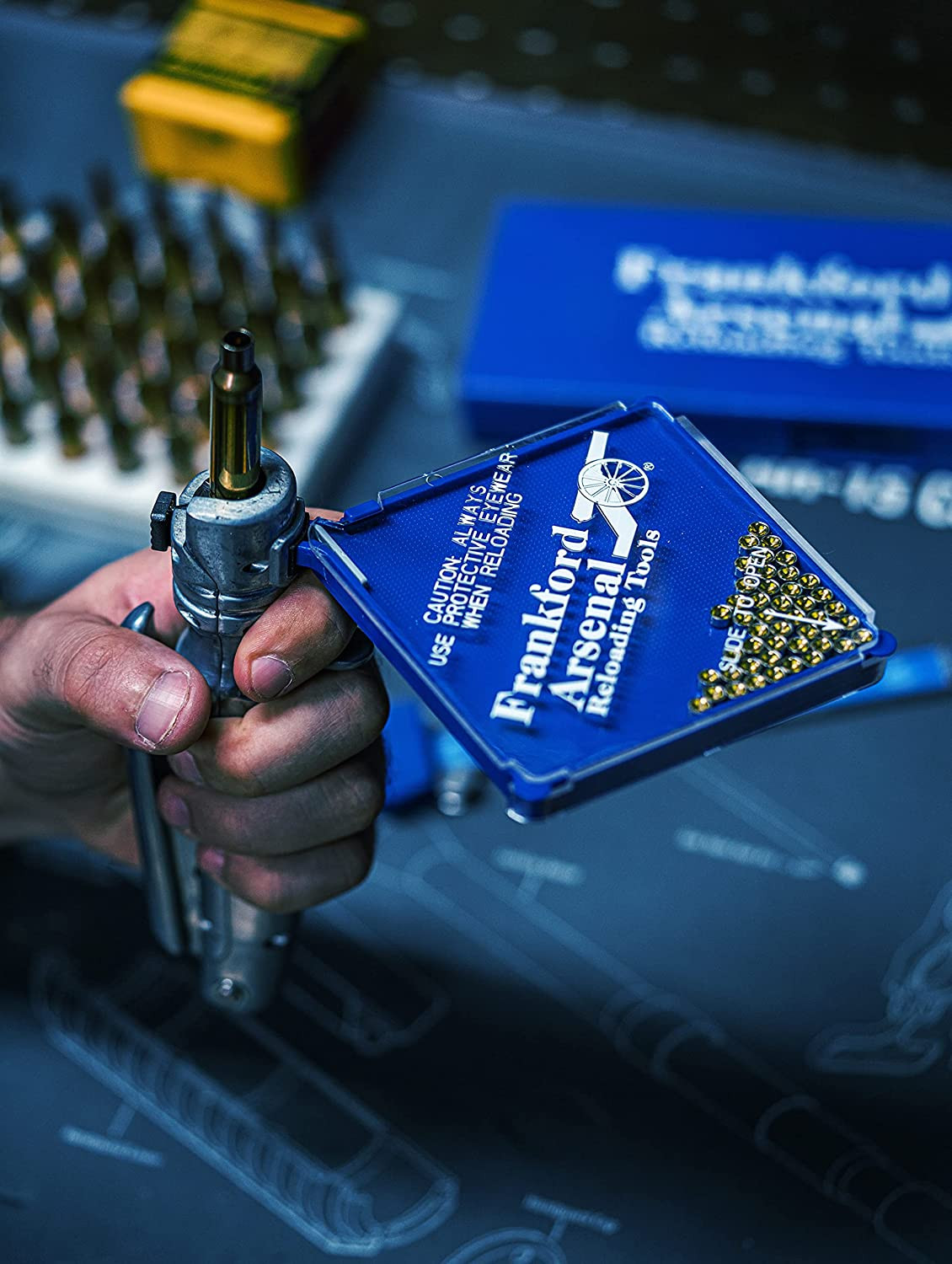 PERFECT Seat Hand Primer Seating Tool Reloading Gun Shell Case Holder Shooting