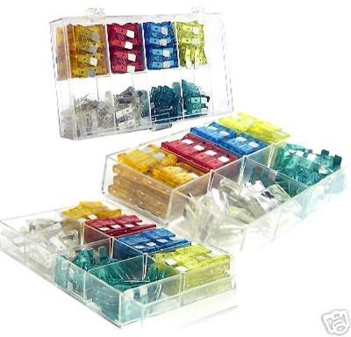 120pcs 5A-30A Standard Blade Fuse Assortment Kit for Automotive Car Truck Fuses