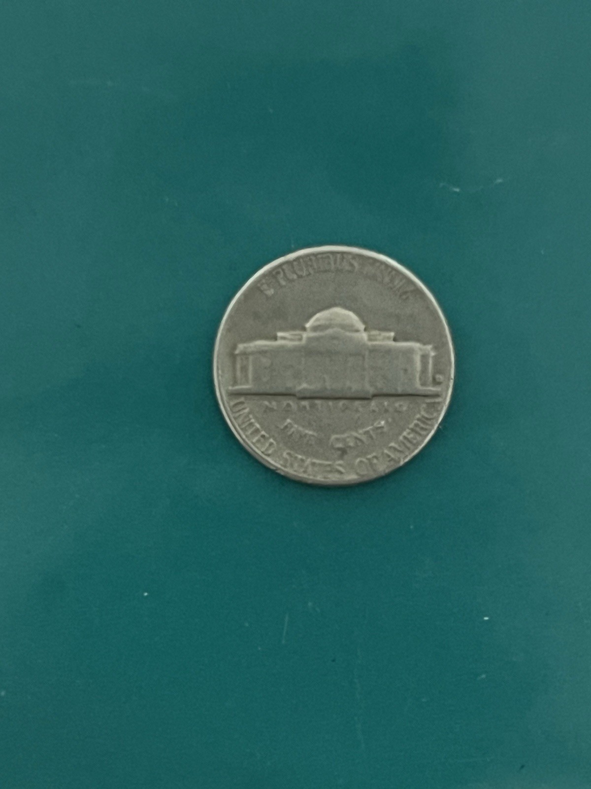 1962 D Jefferson Nickel Error