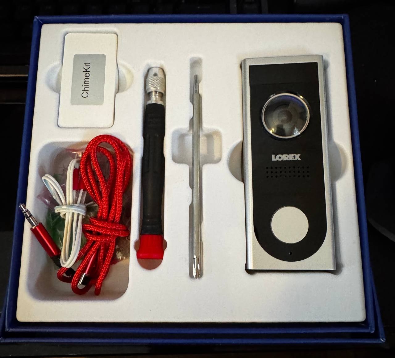 Lorex 1080p Wired Wi-Fi Video Doorbell LNWDB1 Open Box Never Installed