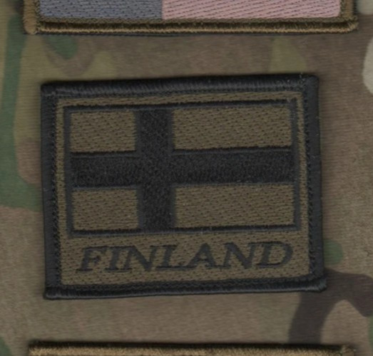 NATO ISAF JOINT SP OPS TASK FORCE JSOTF-A AFGHANISTAN vêlkrö CAMO FLAG: FINLAND