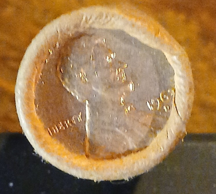 1963 D Lincoln Cents Roll   BU   Sealed "OBW" Original Bank Wrap Roll   50 Cents
