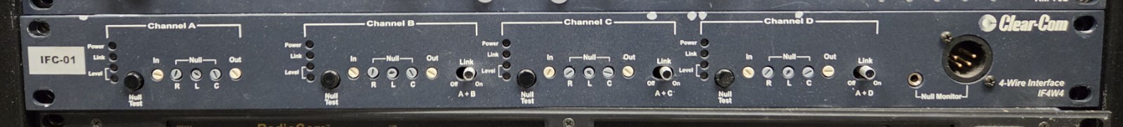 Clear-Com IF4W4 Encore 4-Channel 2-Wire to 4-Wire Intercom / Camera Interface B