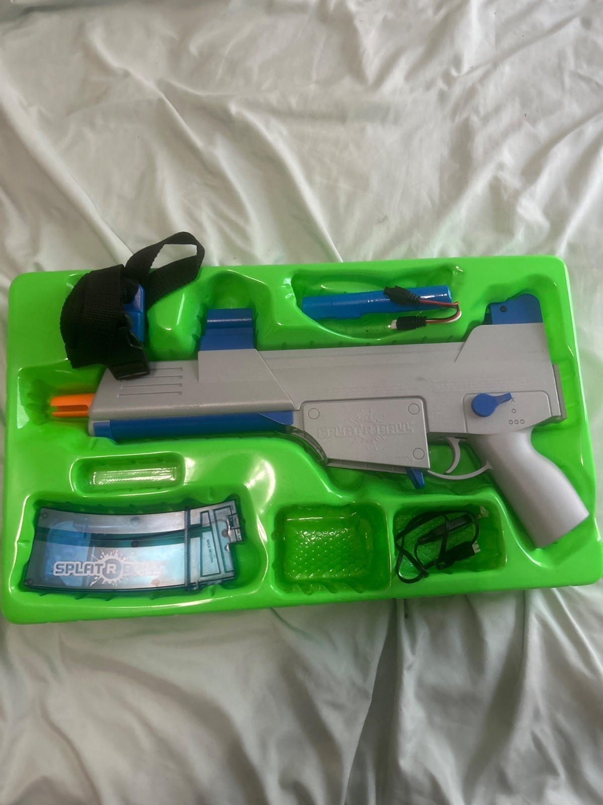 Splat R Ball SRB 400 Blue with battery,strap,and charger