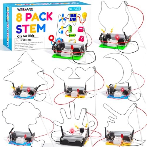 STEM Toy Science Kits, 8 Set Electric Circuit Boy Crafts for Kids Age 8-12 |