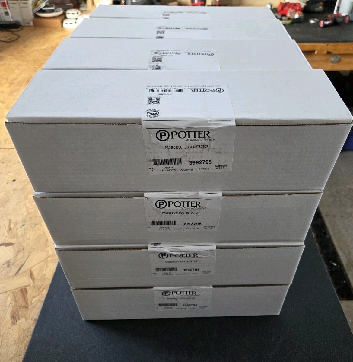 POTTER PAD300-DUCT ADDRESSABLE DUCT SMOKE DETECTOR - BRAND NEW - 16 AVAILABLE