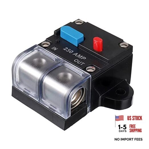 Resettable Circuit Breaker - 250 Amp Self Recovery with Manual Reset 250A
