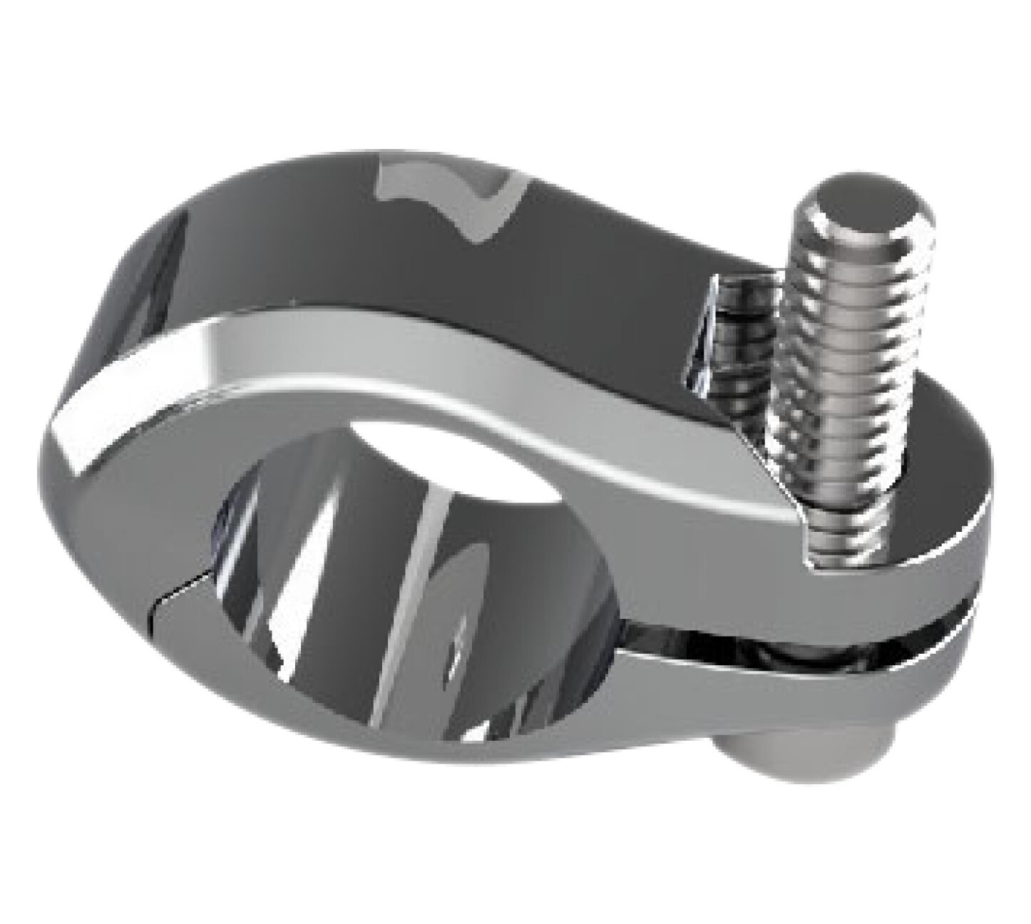 Ciro 70607 Chrome Flag Mount for 3/4" Diameter Tube Rail