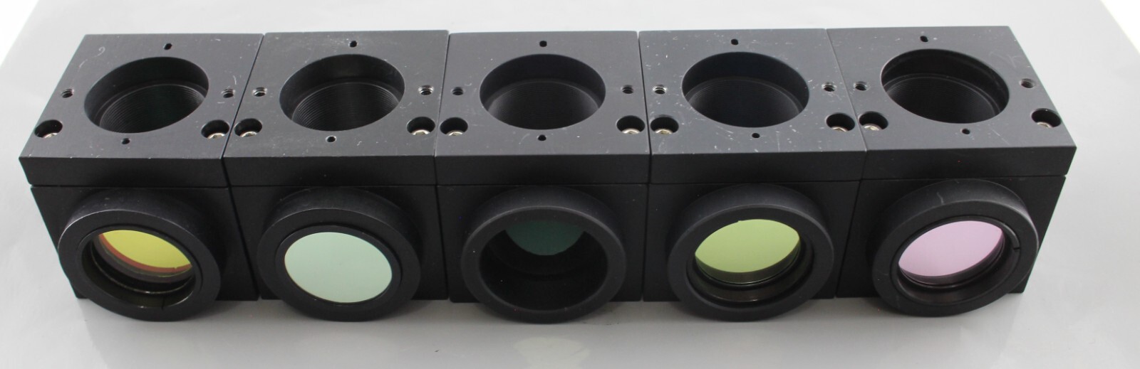 Set of 5 Fluorescence Cube Microscope Laser Omega Optical Filters