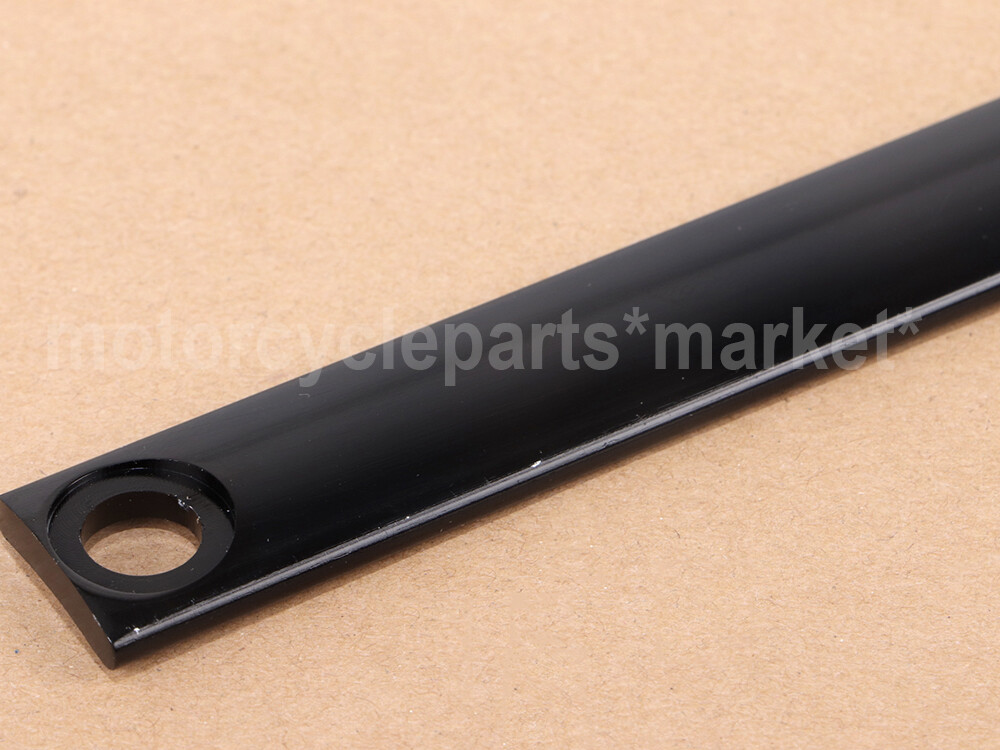 Black Fork Panel Accent Strips Molding Trim For Harley Heritage Softail Classic