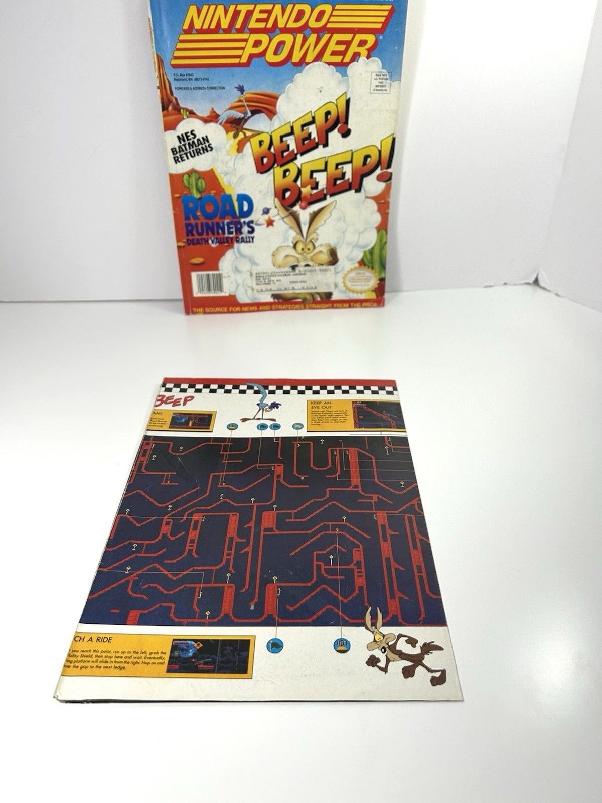 Nintendo Power Magazine Volume 43 December 1992 Road Runner W/ Poster See Notes