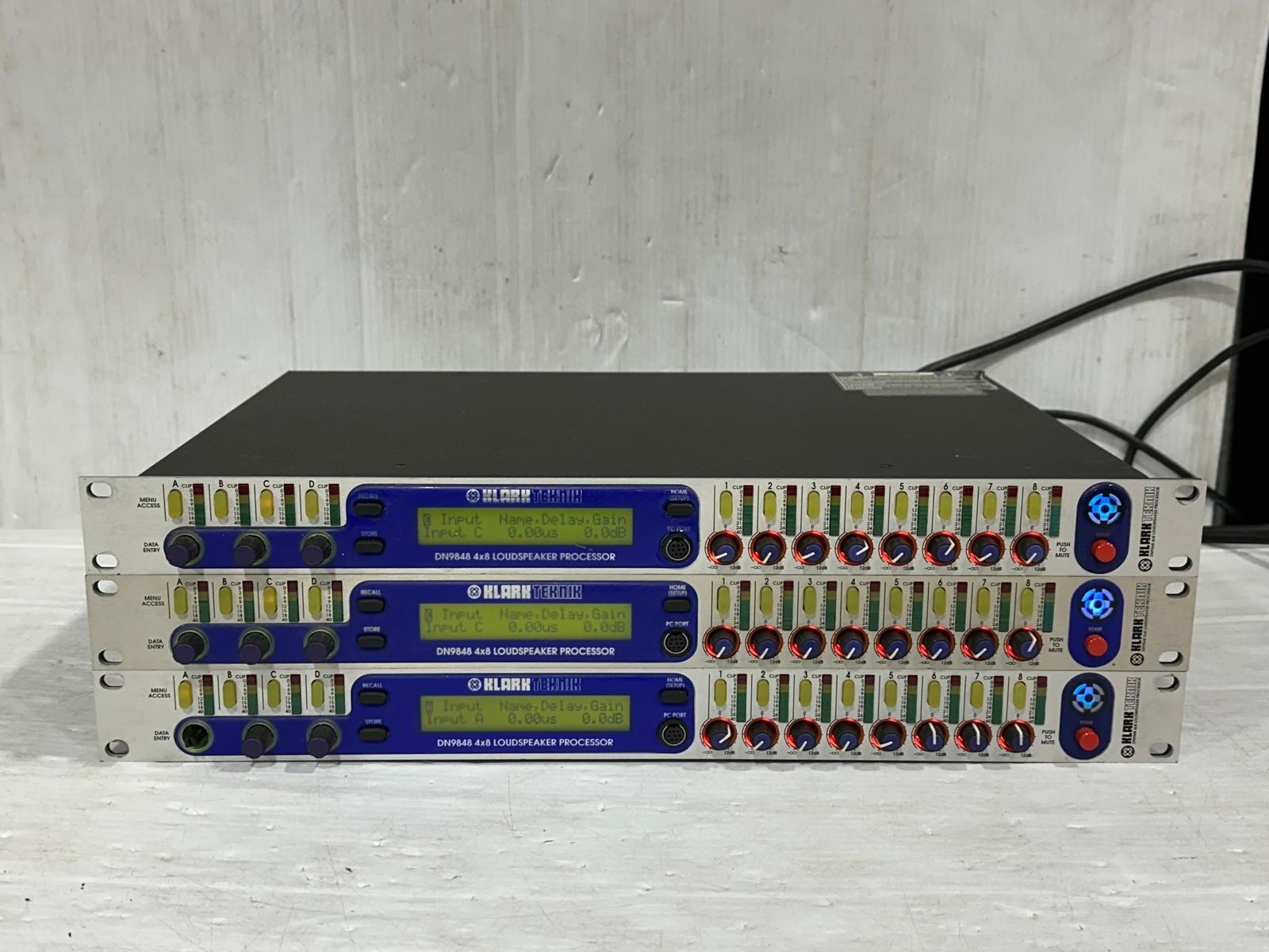 Klark Teknik DN9848 4in x 8out  Loudspeaker Processor (One) (TRUEHEARTSOUND)