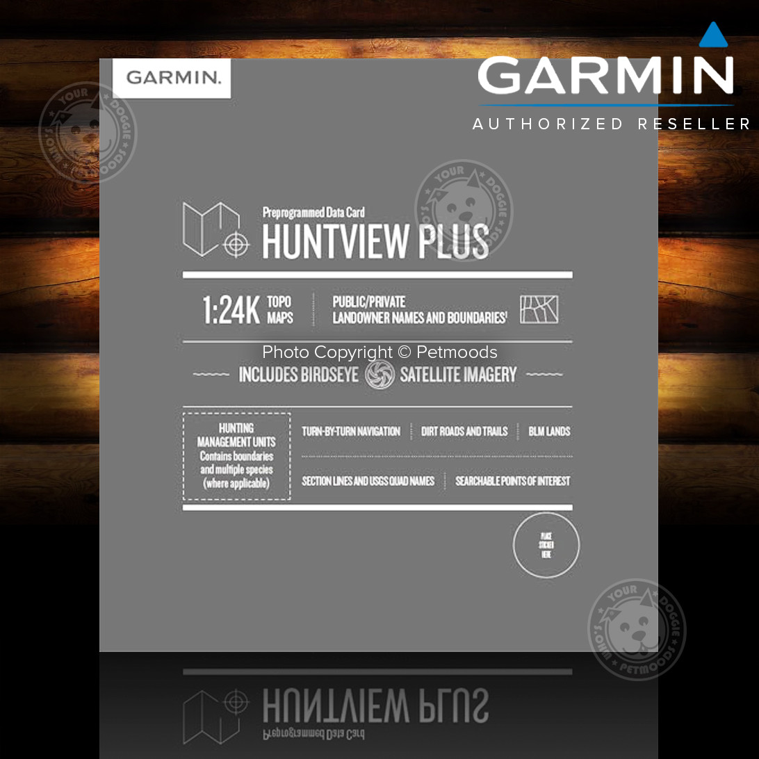 Garmin HuntView Plus Maps MD + DE + DC + NJ - Birdseye Satellite Imagery microSD