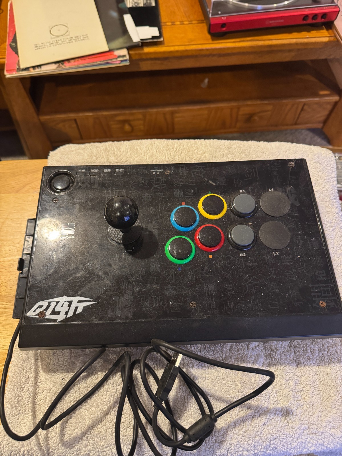 QANBA Q1-BL Arcade Style Fighting Stick - PARTS/REPAIR UNKNOWN WORKING CONDITION