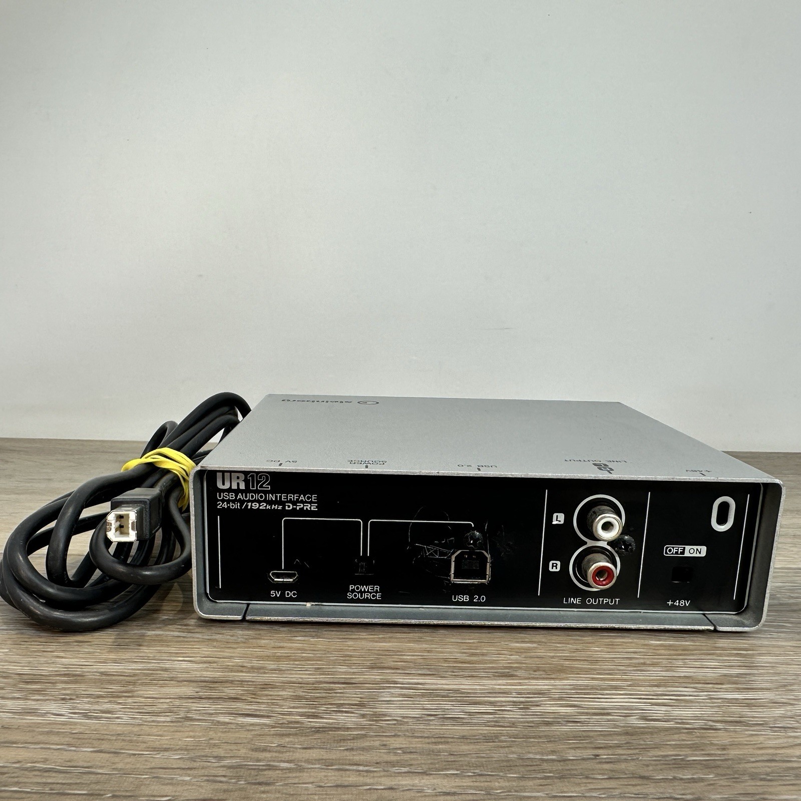Steinberg UR12 USB Audio Interface 24-bit/192kHz Phantom Power w/ USB Cable
