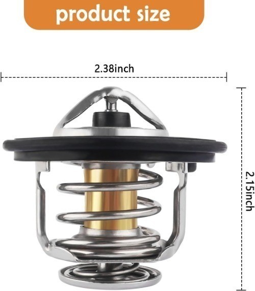 Heavy Duty Engine Coolant Thermostat for Car, Compatible with OEM# 19301-PAA-306