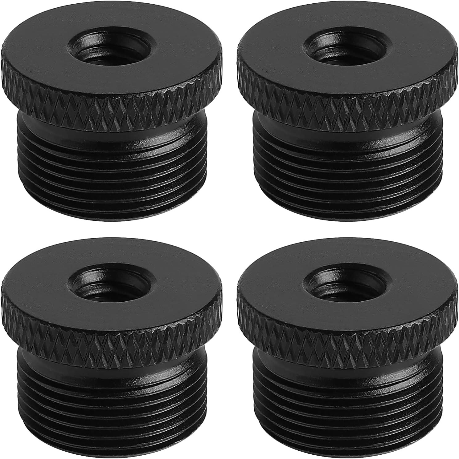 4 Pack Mic Stand Adapter 1/4 Female to 5/8 Male Screw Thread 1/4-5/8