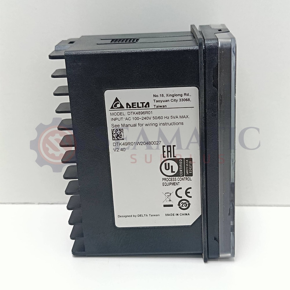 DELTA DTK4896R01 Temperature Controller, V#1110 (TESTED)