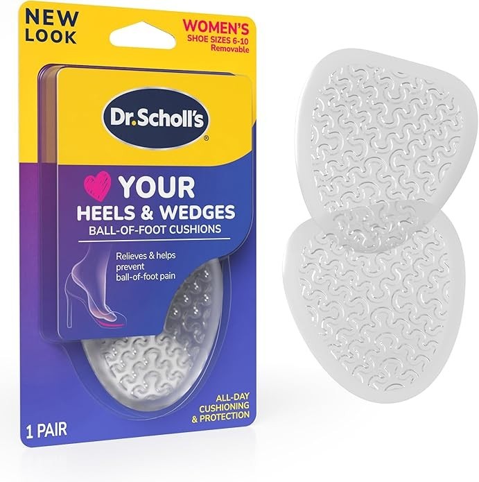 Dr. Scholl's Ball of Foot Cushions for High Heels, One Size, Relieve and Prevent