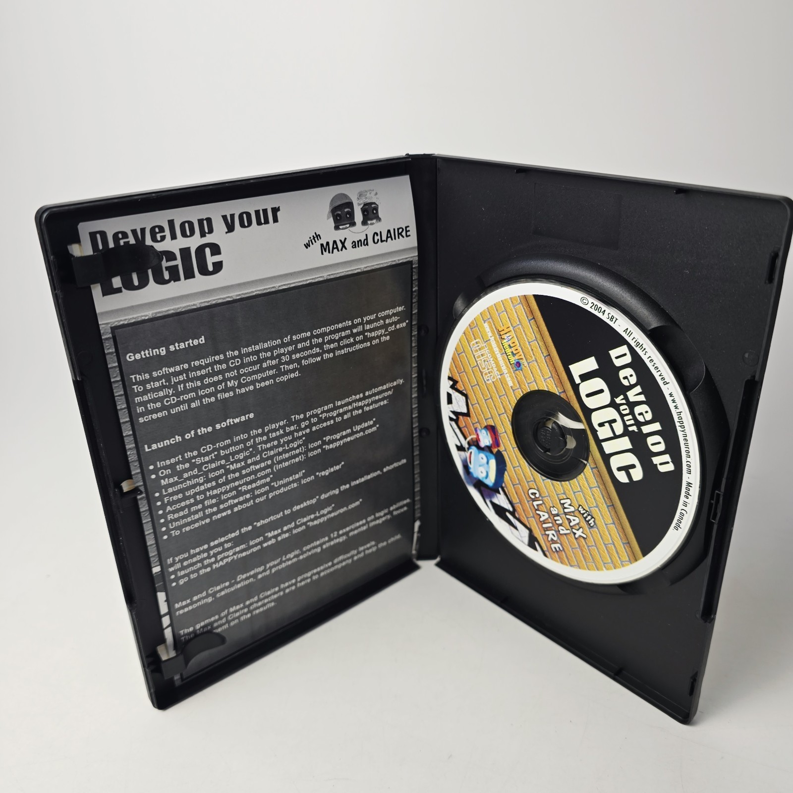 Develop Your Logic With Max & Claire PC CD Games Tools Problem Solving School