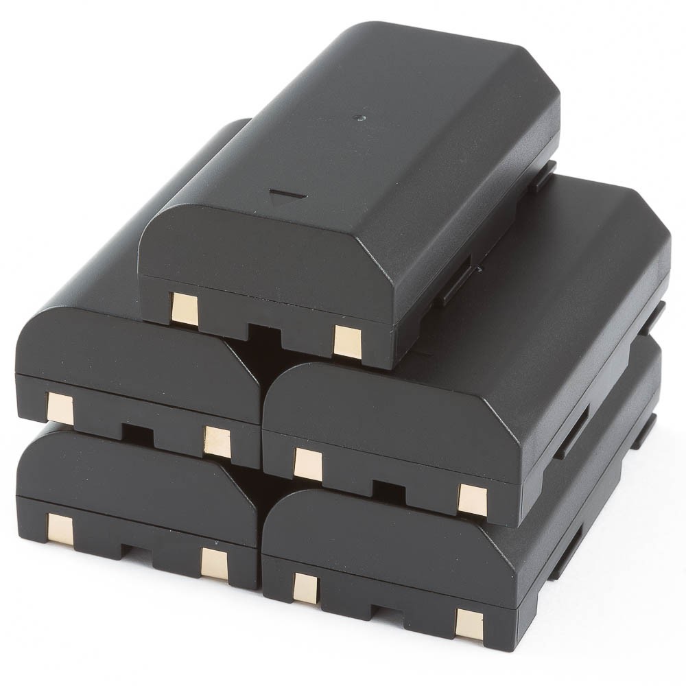 QTY 5 Battery Pack for Pentax EI-2000 1821 D-LI1 Trimble Ei-D-Li1 R7 GPS R8