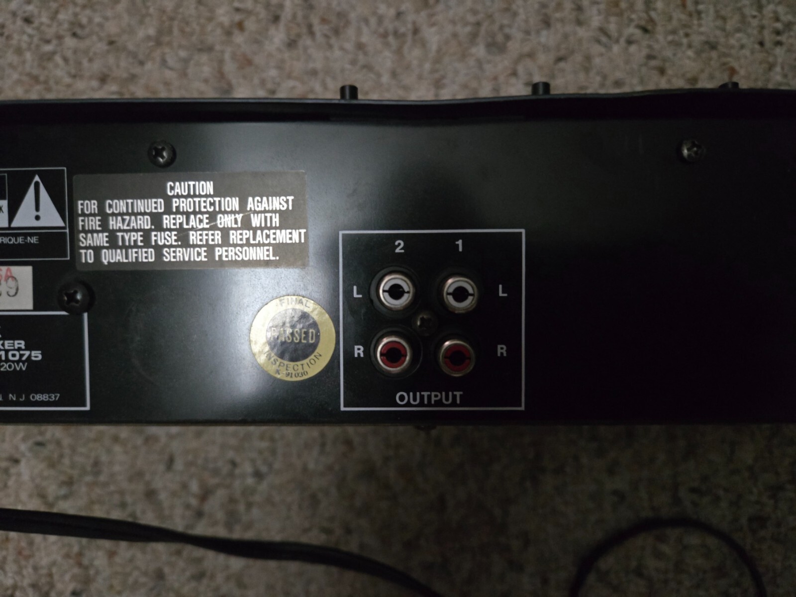 Vintage Numark DM1075 Pre-Amp Mixer