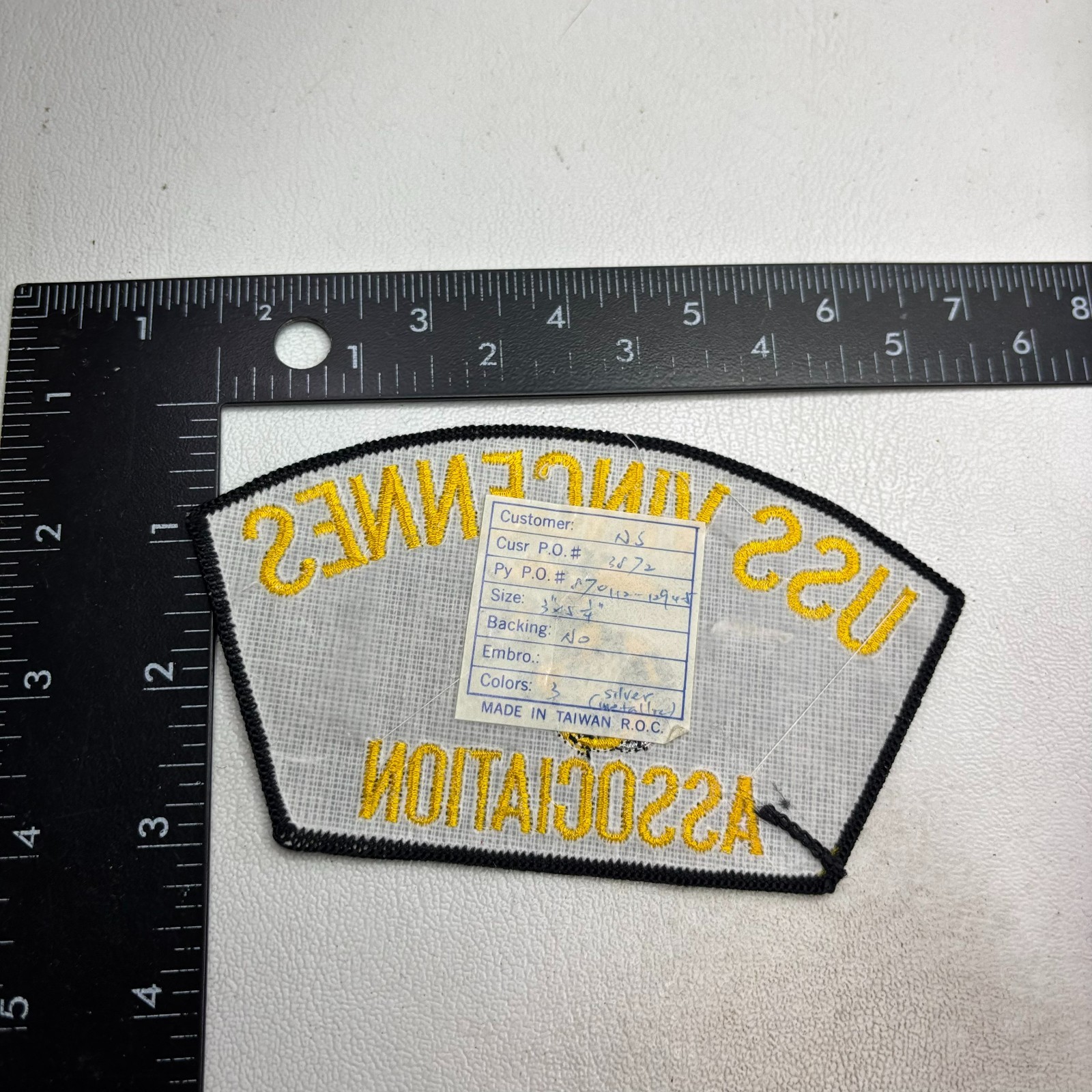 Marine Corp Eagle Globe Anchor USS VINCENNES ASSOCIATION Hat Patch 27V2