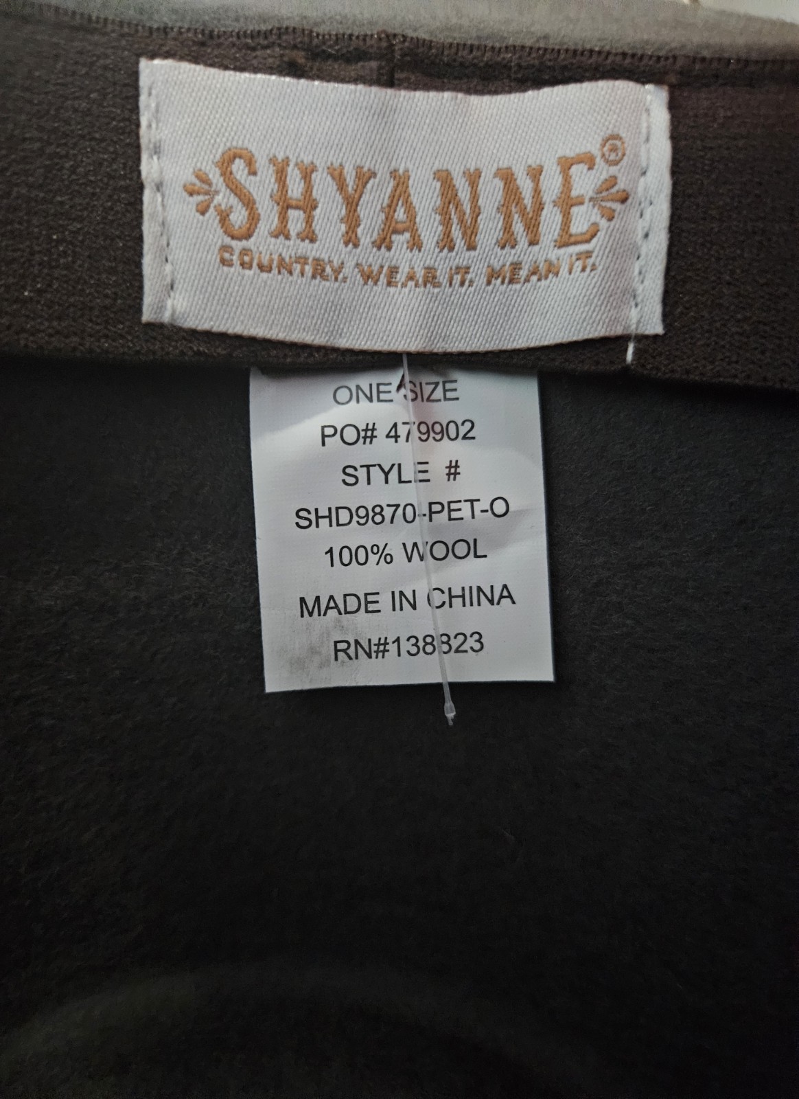 Lot of 2 Shyanne Women's Felt Western Feathered & Wool Fashion Hats, Size 7