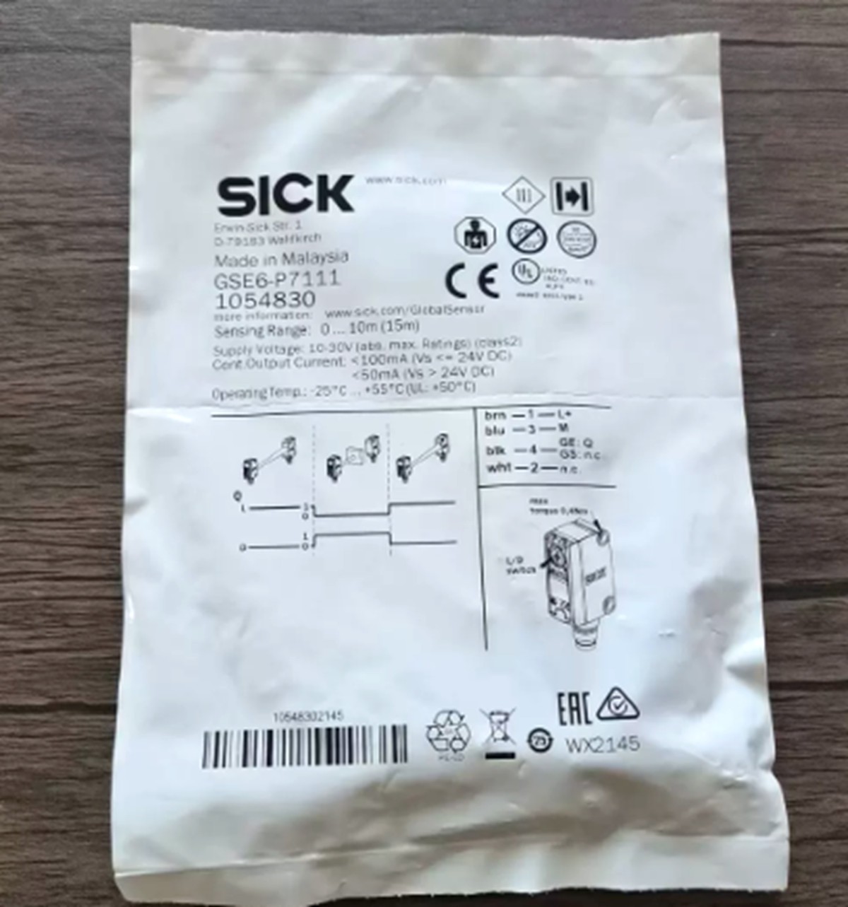 NEW SICK GSE6-P7111 1054830 Proximity Switch