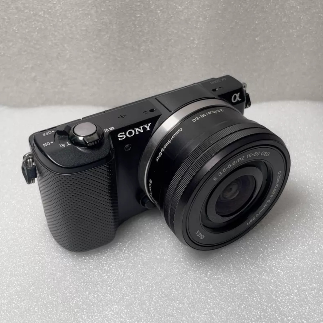 Sony Alpha a5000 Mirrorless Digital Camera 16-50mm Lens Black Complete Kit