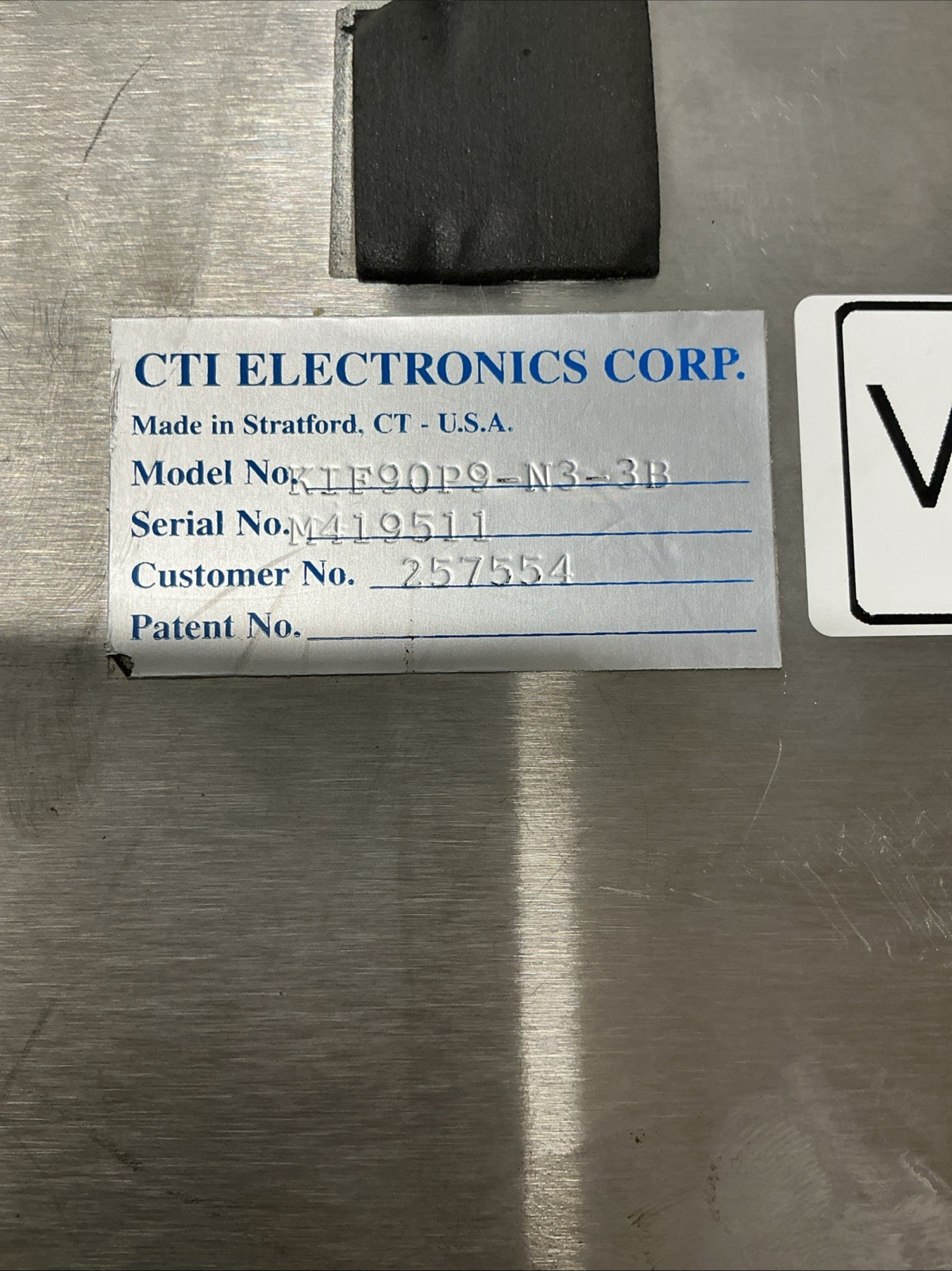 CTI Electronics KIF90P9-N3-3B Industrial Mouse Joystick Panel Mount V-774S