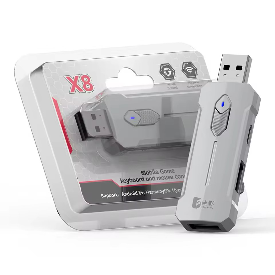 X8 5 in 1 Mobile Game Combo Pack with RGB Mini Gaming Keyboard & Mouse Android