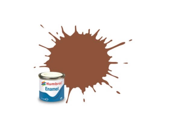 Humbrol 14ml Brick Red Matt Enamel Paint HU070