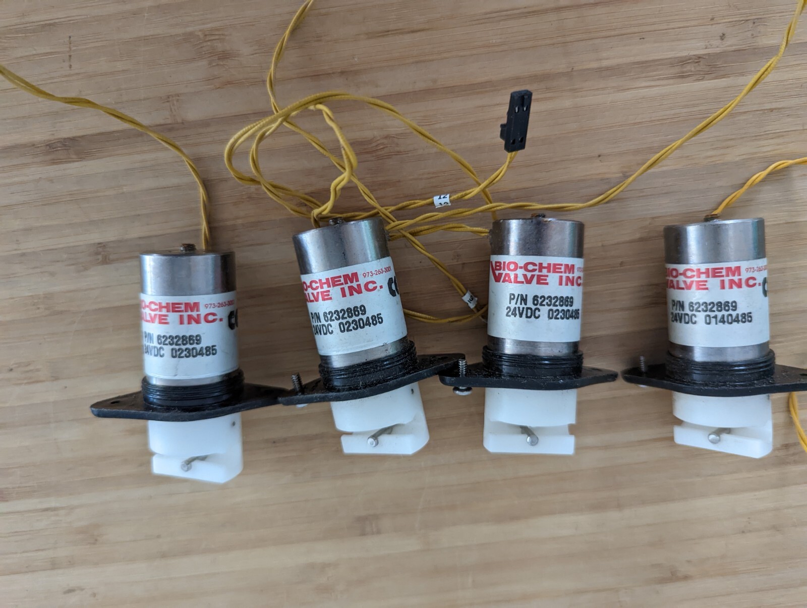 Lot of (4) Bio-Chem Valves # 6232869