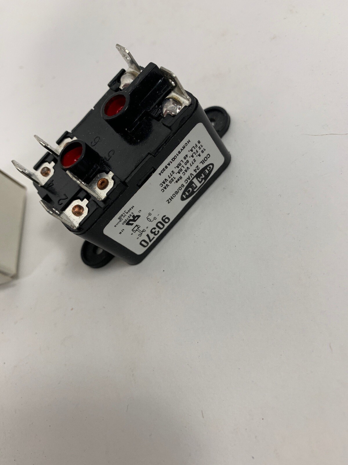 GemTech General Purpose Relay- 24 Volt Coil - 6 Spade 90370 90-370