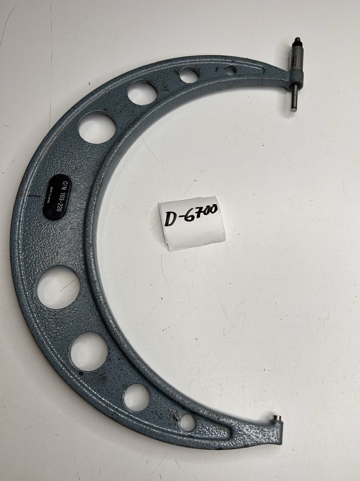 Mitutoyo 103-226 Large Outside Micrometer