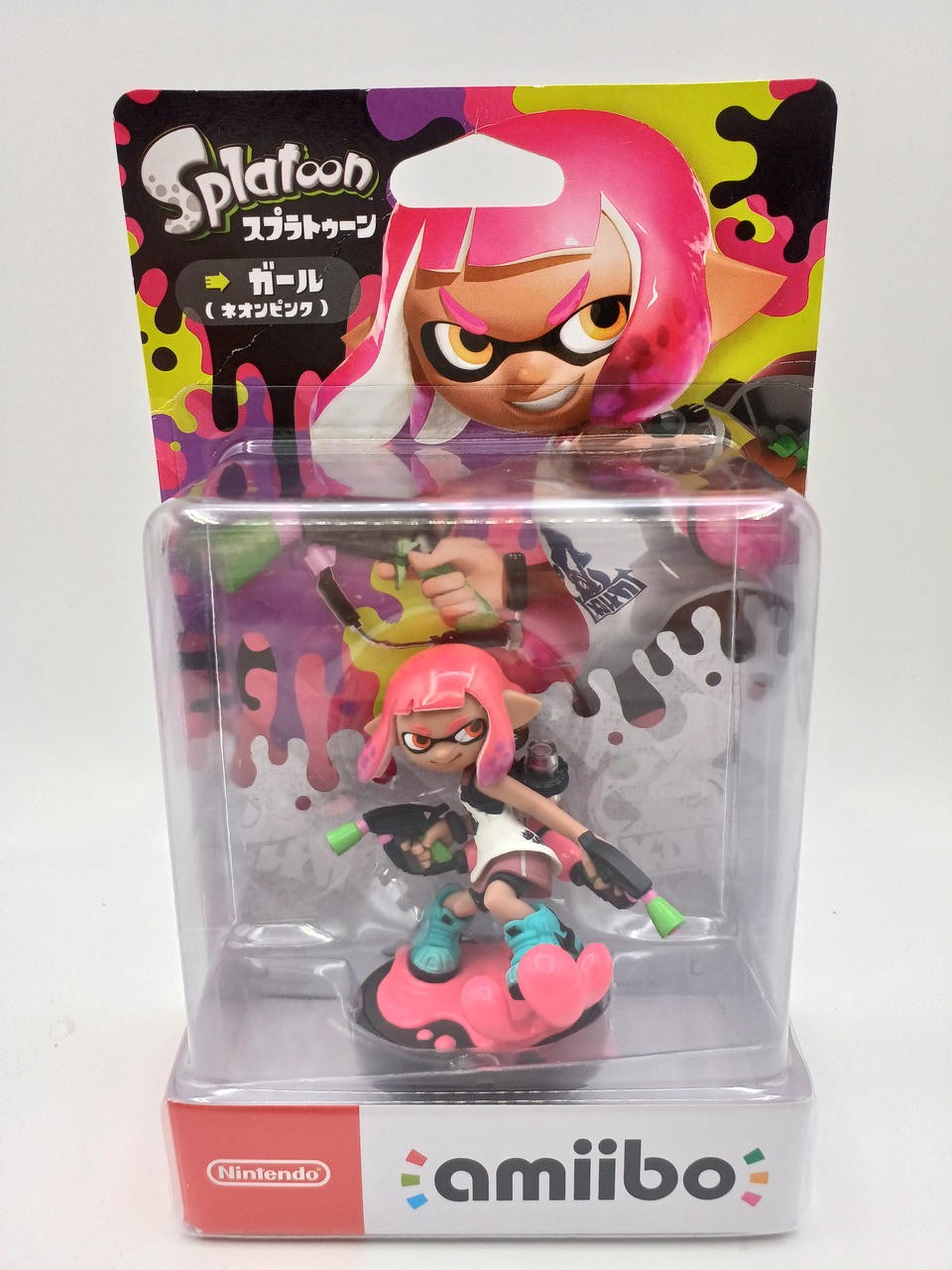 Accessory Kit Model amiibo Girl Neon Pink NINTENDO