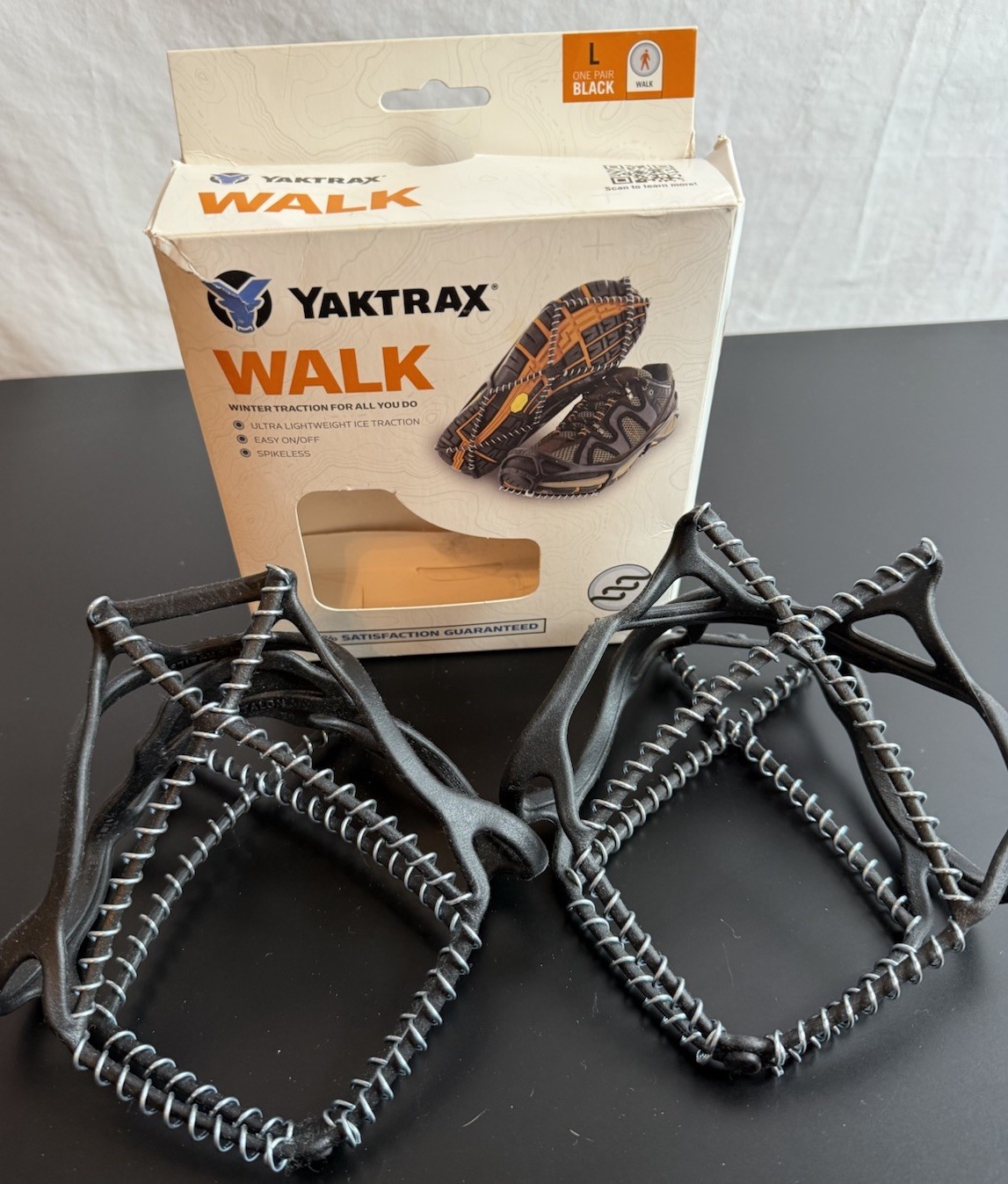 Yaktrax WALK Traction Ice Snow Unisex Size Large Mens 11.5-13.5/Women’s 13-15