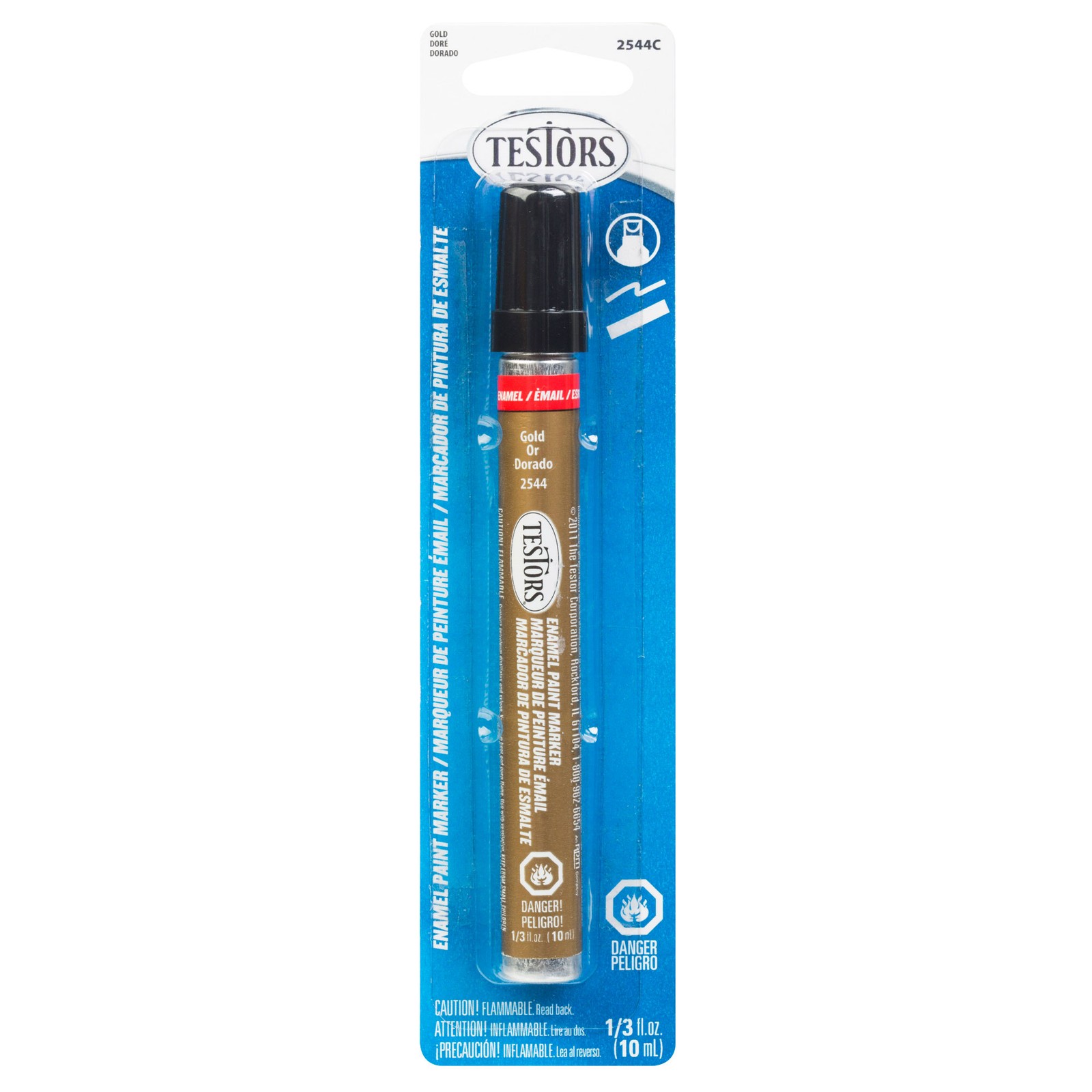 Testor Corp. Paint MarkerGold TES2544C Plastics Paint Enamels
